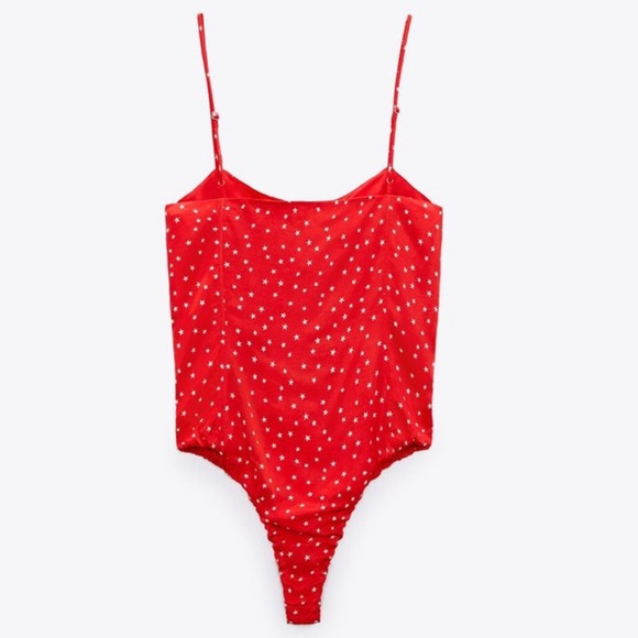 🥰🥰ZARA Stars Satin Effect Bodysuit🥰🥰 - Picture 3 of 12